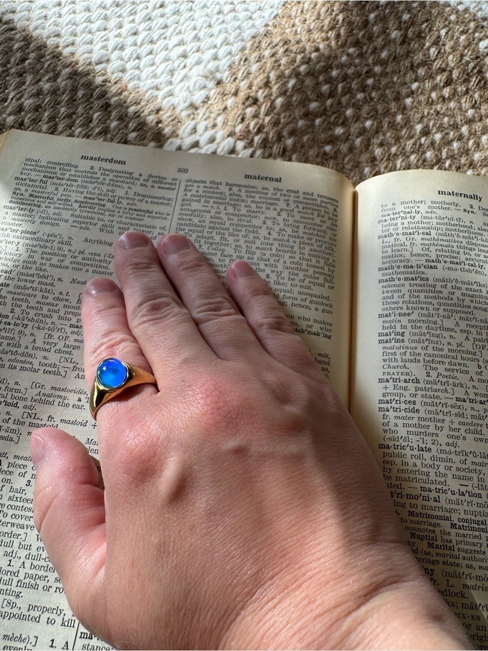 Gold-Filled Mood Ring - Women's Jewelry